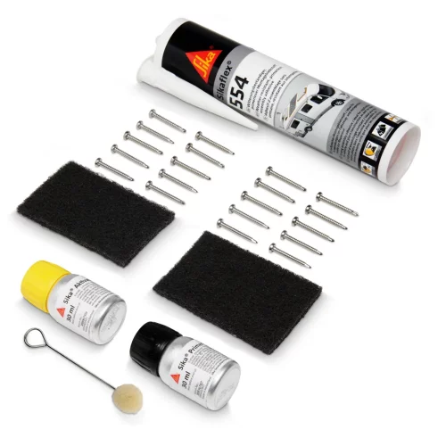 MT Klebeset für Solarmodule mit Konstruktionskleber und Zubehör zur sicheren Dachmontage im Camper und Reisemobil