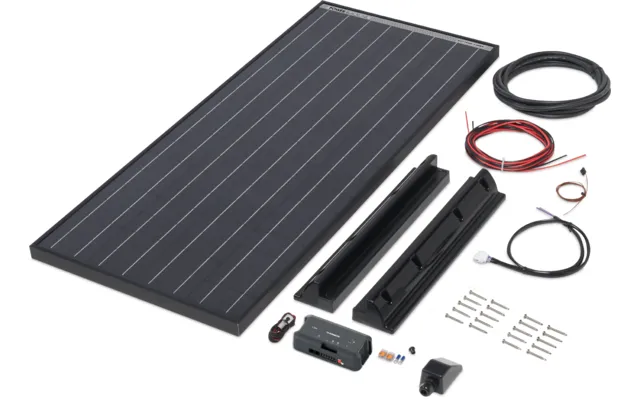 Dometic Büttner MT Power Black Line Solar-Komplettanlage mit N-BUS System zur autarken Energieversorgung für Campervans und Reisemobile.
