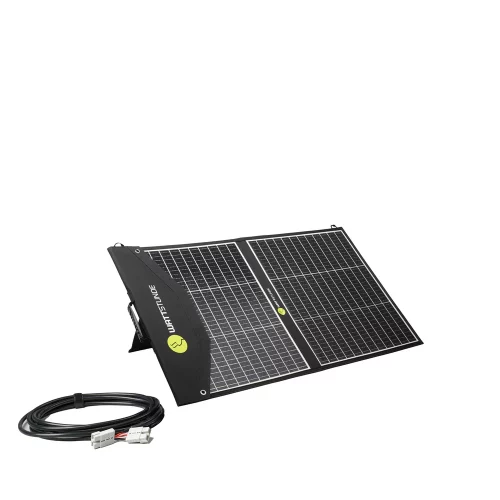 WATTSTUNDE SOLA Ease 100Wp SunFolder faltbares Solarpanel mit Anderson Anschlusskabel Powerstation Camping Solarpanel Set