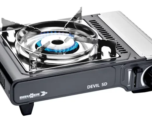 Brunner Devil SD NG Kartuschen Gaskocher 2,2 kW mit Piezozündung und Zündsicherung