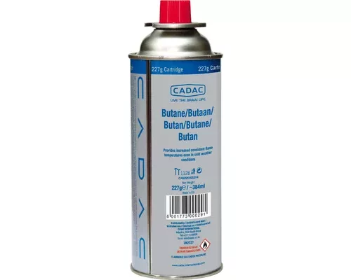 CADAC Bajonett Gaskartusche Butan 227 g mit Bajonettanschluss EN417