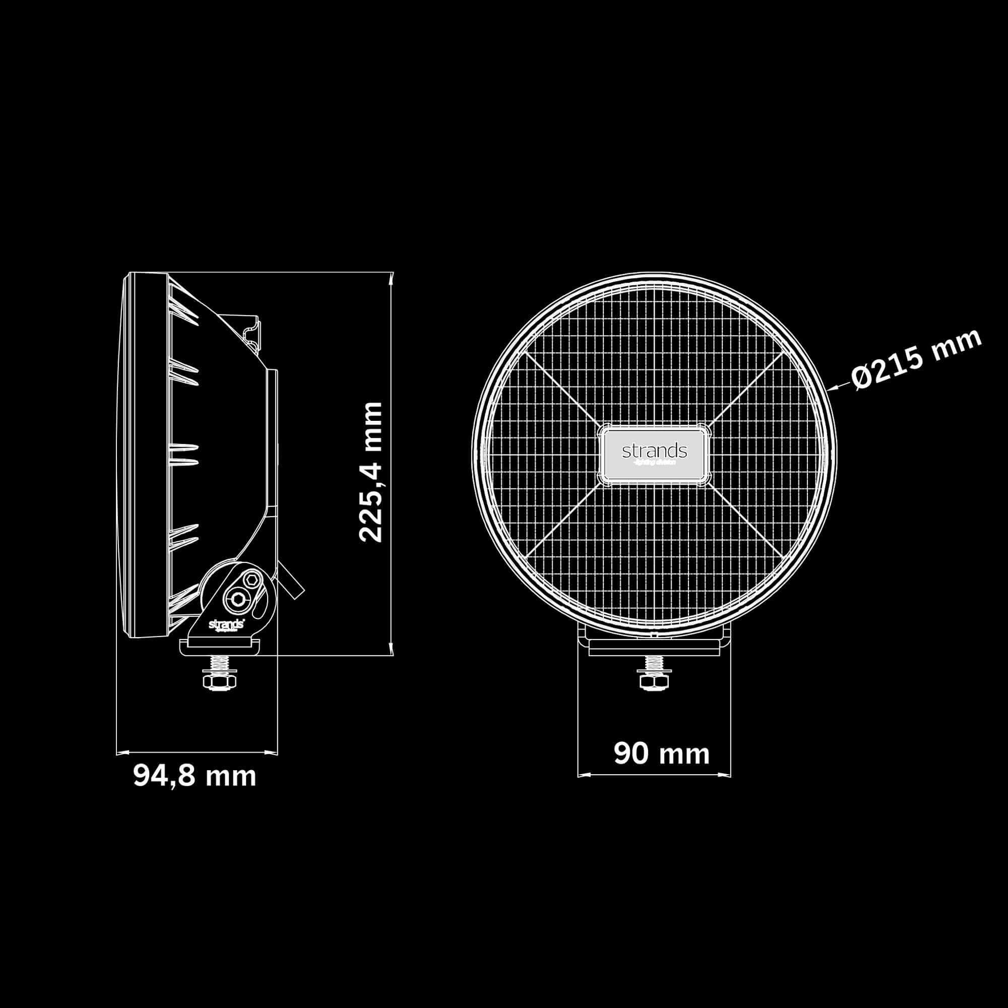 Horntools Strands IZE LED OG DRIVING LIGHT 9″ – Bild 9