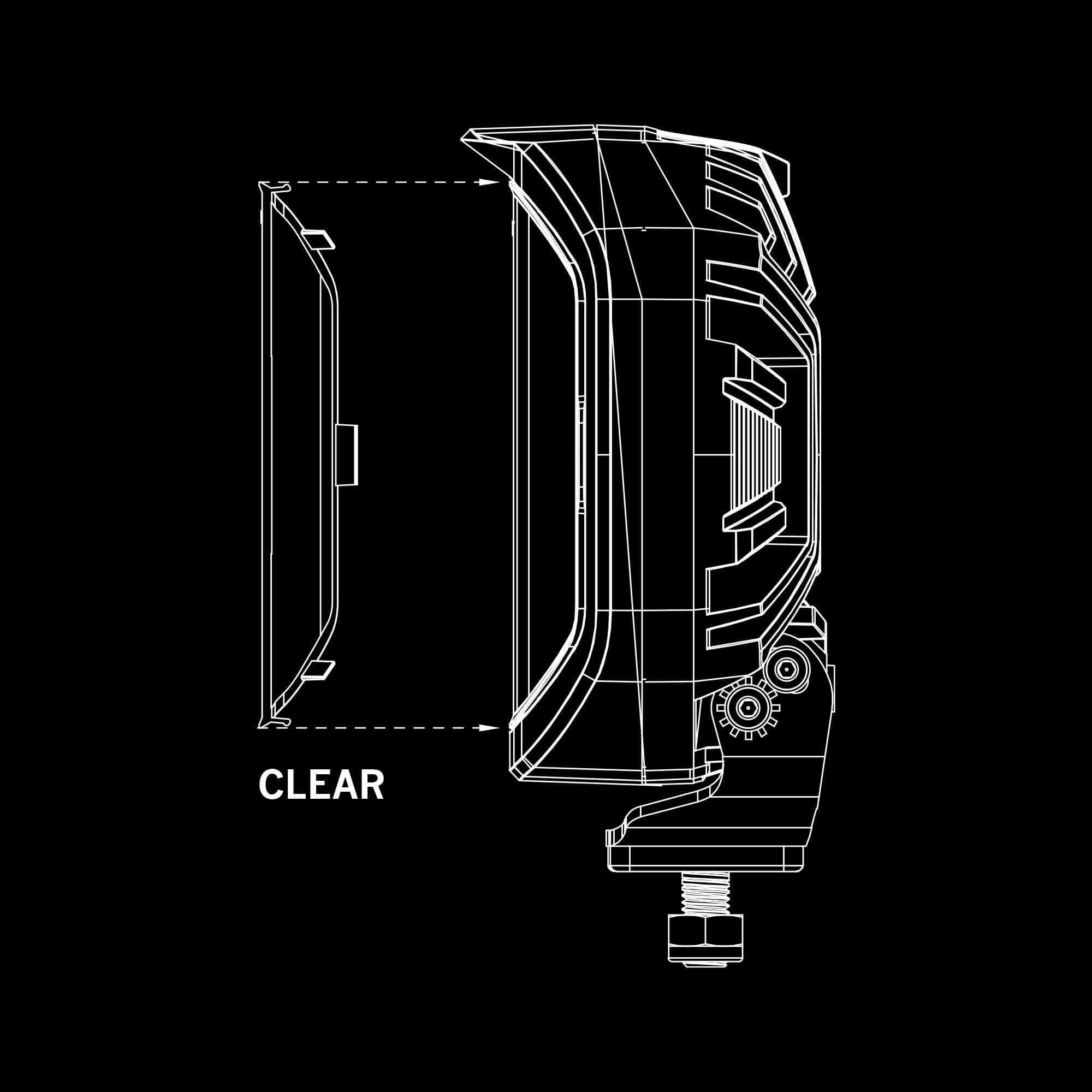 Horntools Strands SIBERIA X LENS COVER CLEAR FLOOD 4″ – Bild 6