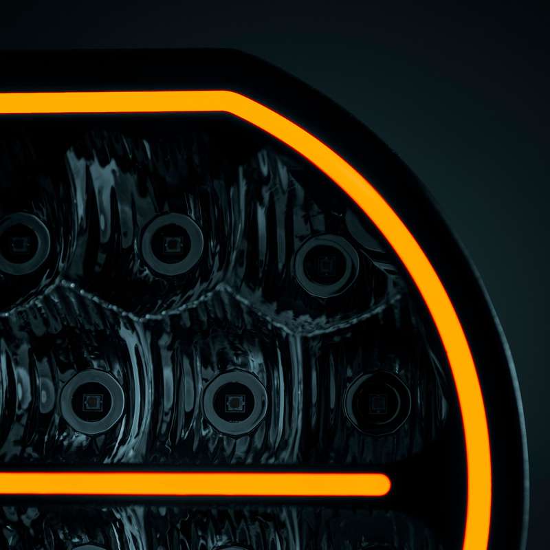 Horntools Strands Big Energy 2.0 DRIVING LIGHT 9″ Orange / Weiß – Bild 9