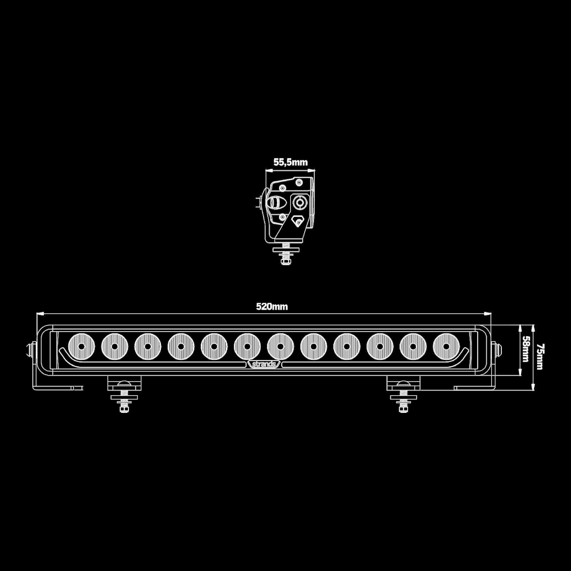 Horntools Strands DARK KNIGHT IDENTITY LED BAR 20″ – Bild 8