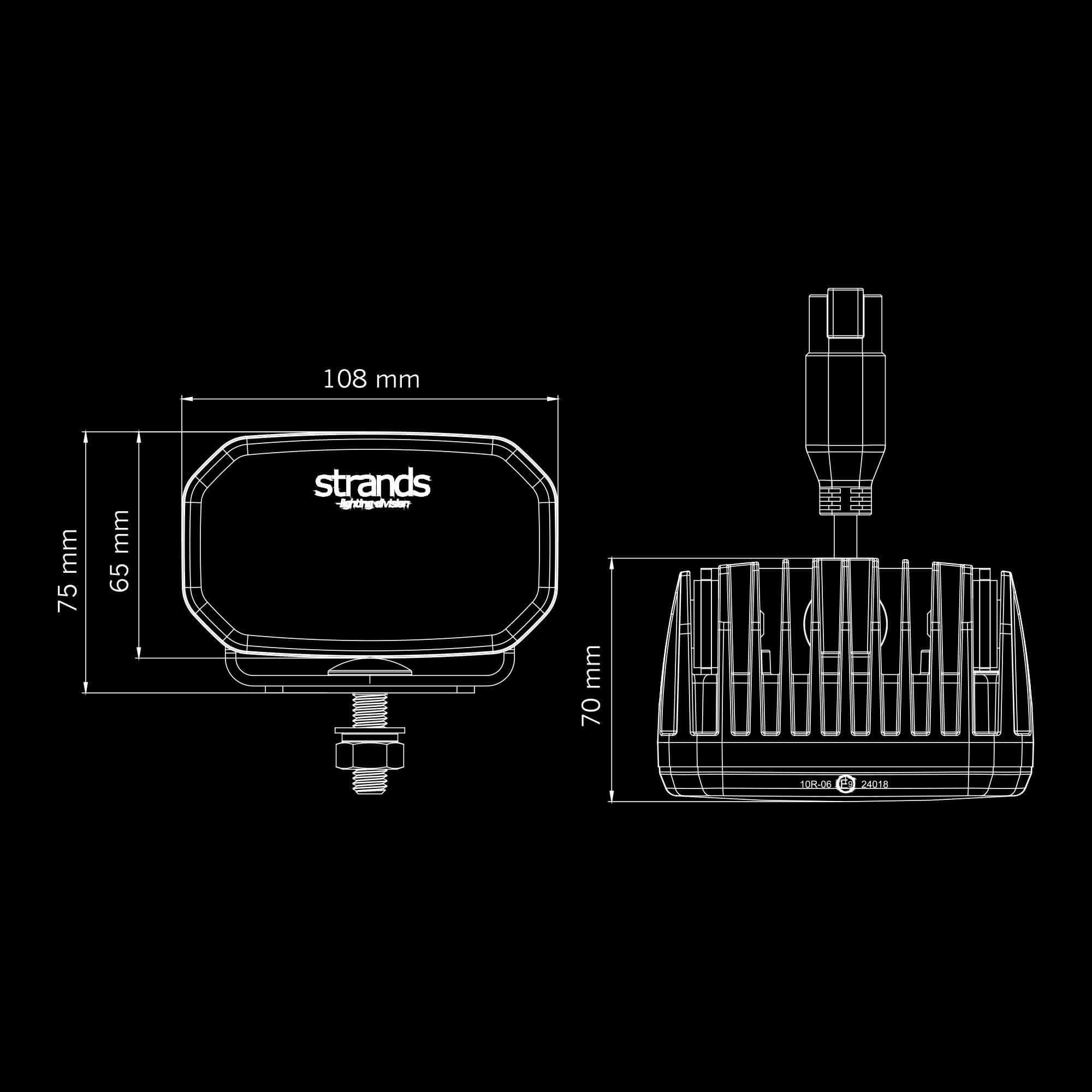 Horntools Strands FOR9T LIGHT POD DRIVING LIGHT 4″ – Bild 9