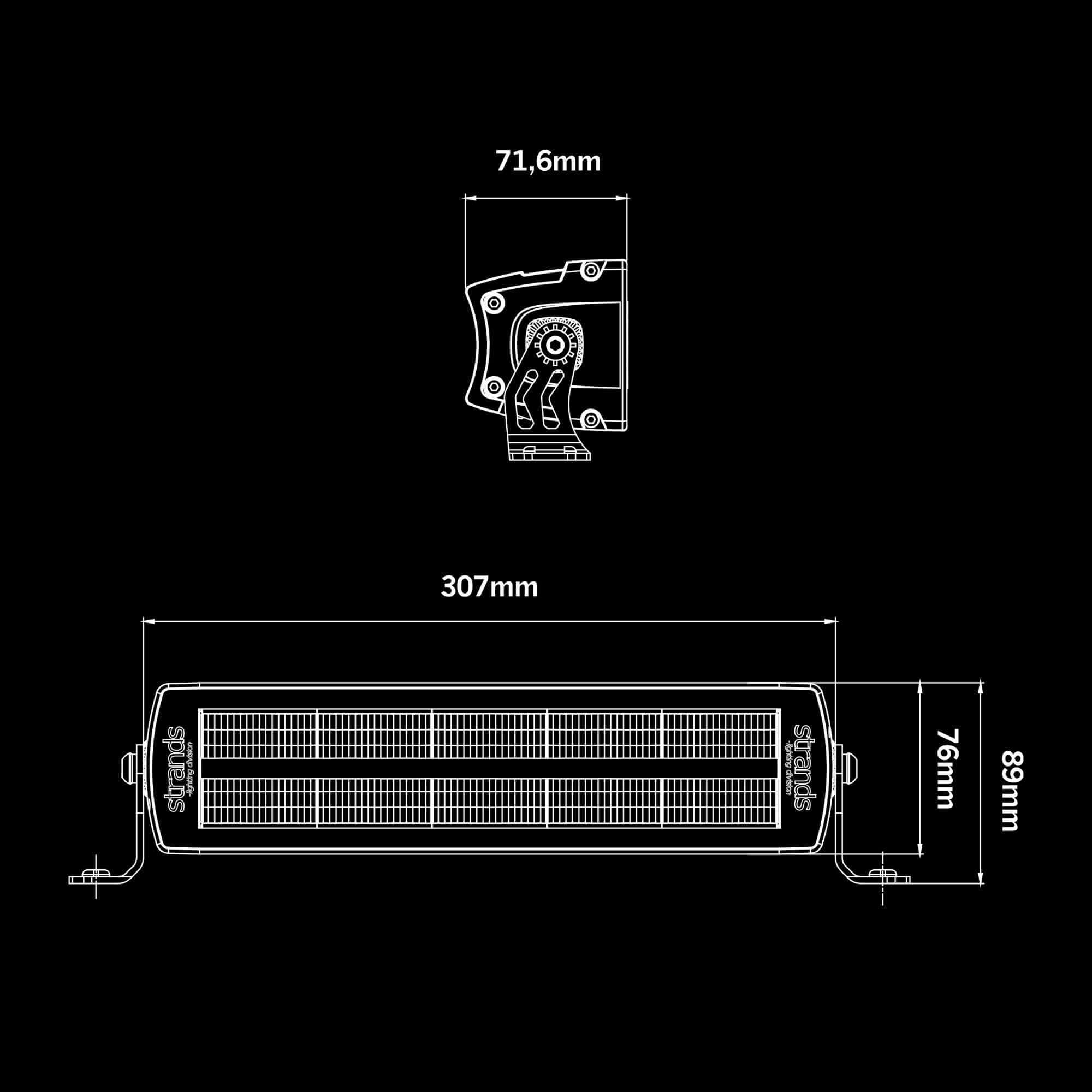 Horntools Strands SIBERIA XP RED TIGER WORK LIGHT BAR 12″ – Bild 10