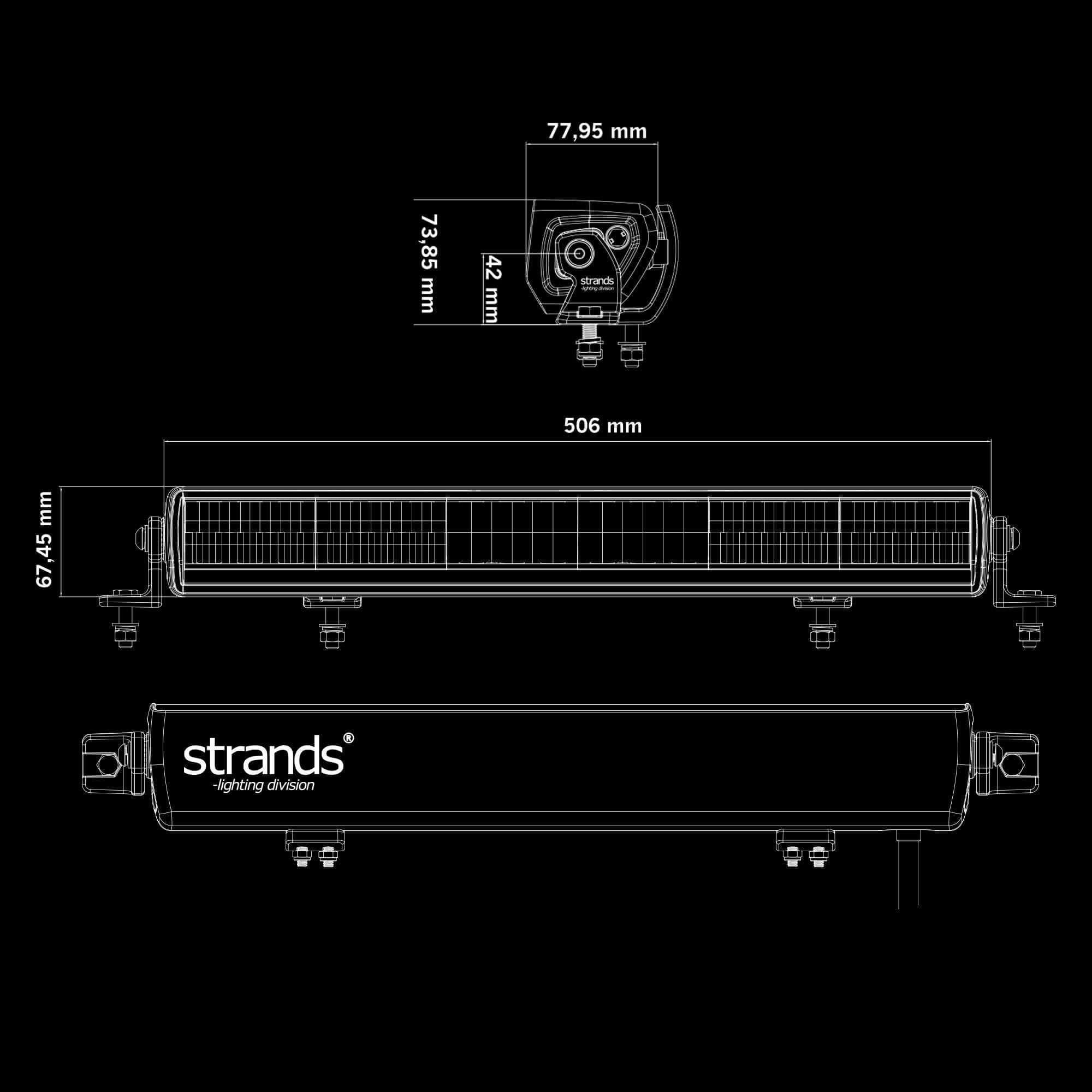 Horntools Strands SKYLORD LED BAR 20″ – Bild 5