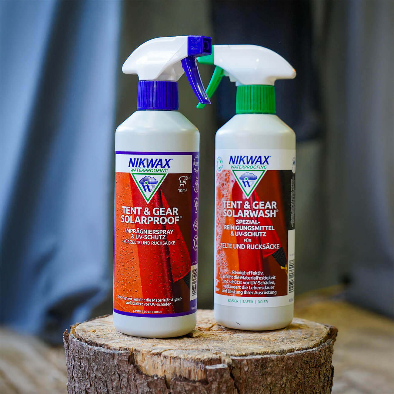 Horntools 2er-Set: Imprägnierspray & Reinigungsmittel mit UV-Schutz - Tent & Gear – Bild 2