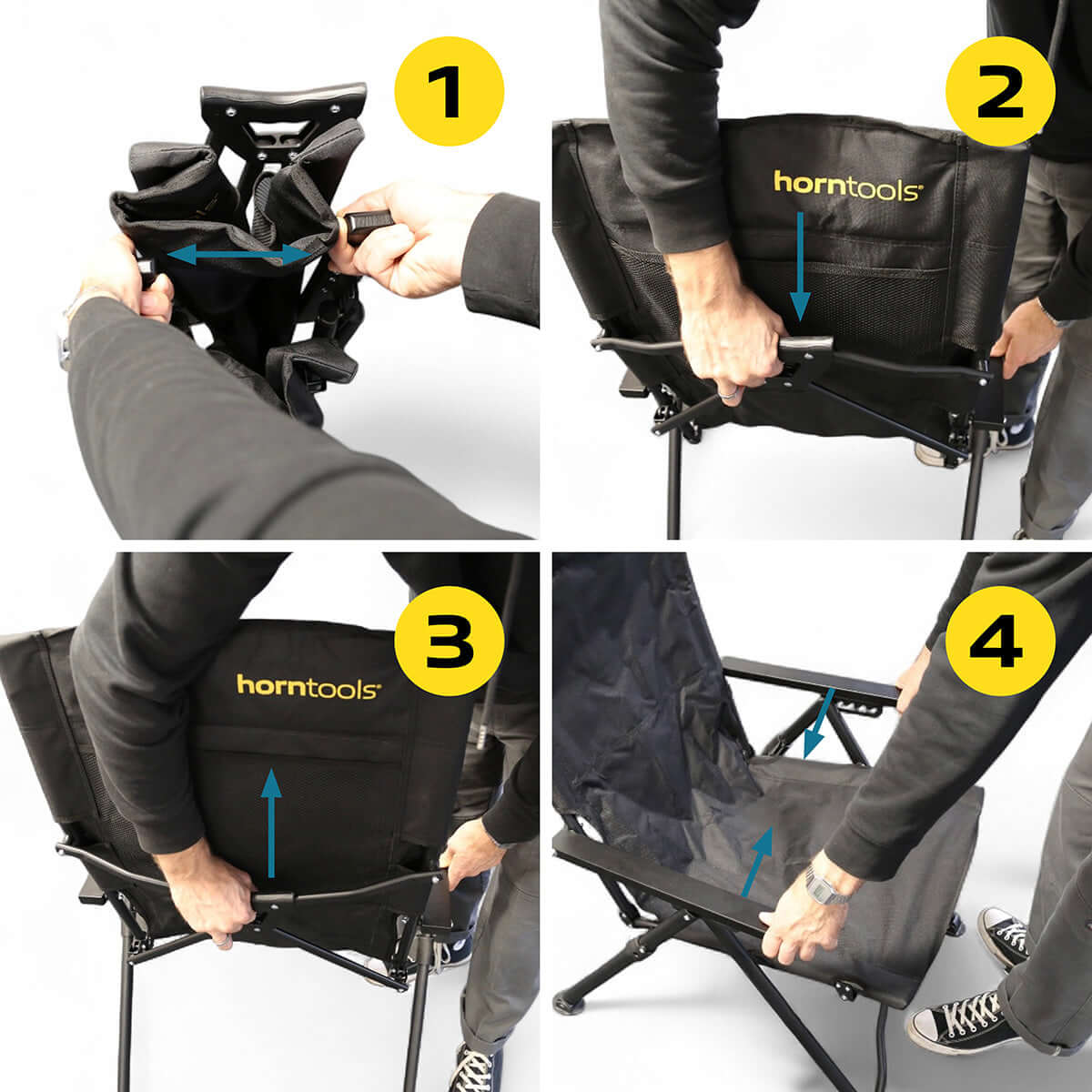 Horntools Campingstuhl Recliner – Bild 8