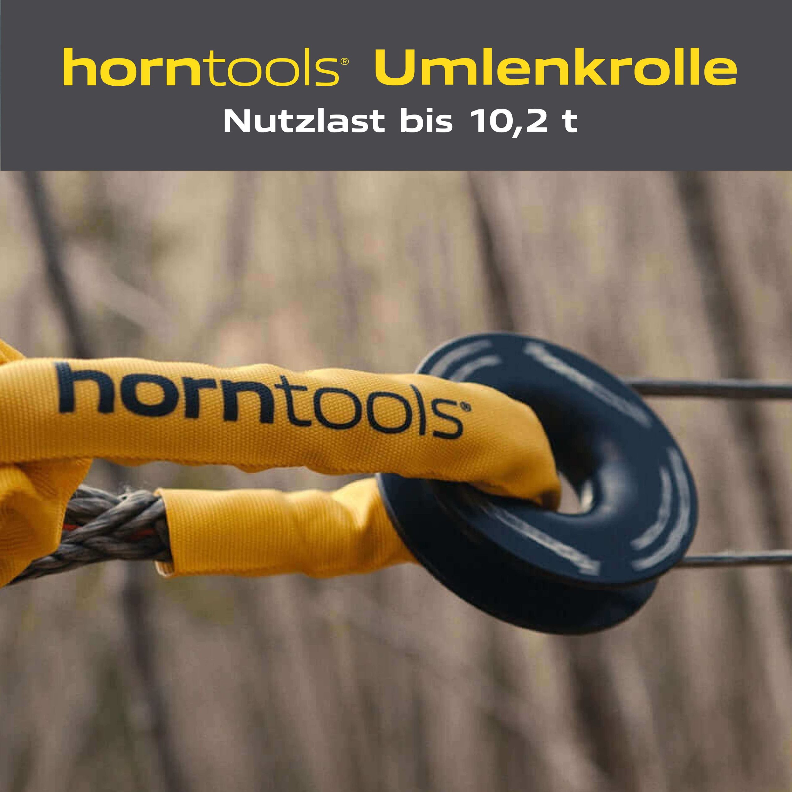 Horntools Umlenkrolle / Winch Ring 10.000 kg – Bild 3