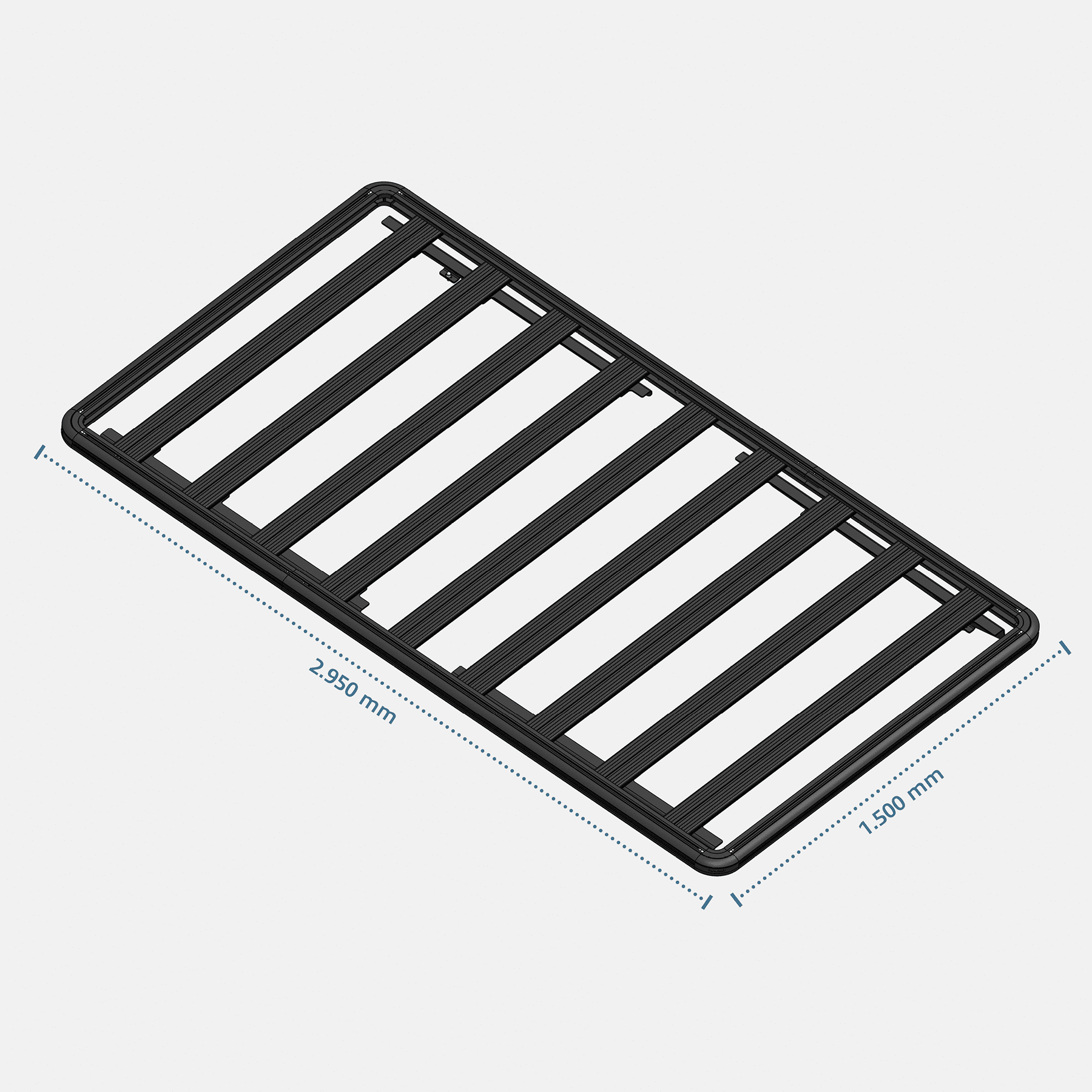 Horntools Dachträger ExRoof für VW T5 / T5.1 / T6 / T6.1 – L2 / LWB (Multivan, Transporter, Caravelle, Kombi) – Bild 8