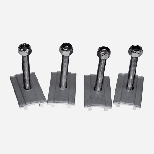 Horntools Dachzelt Befestigungs Platte Slider 4 Stück mit Schraube