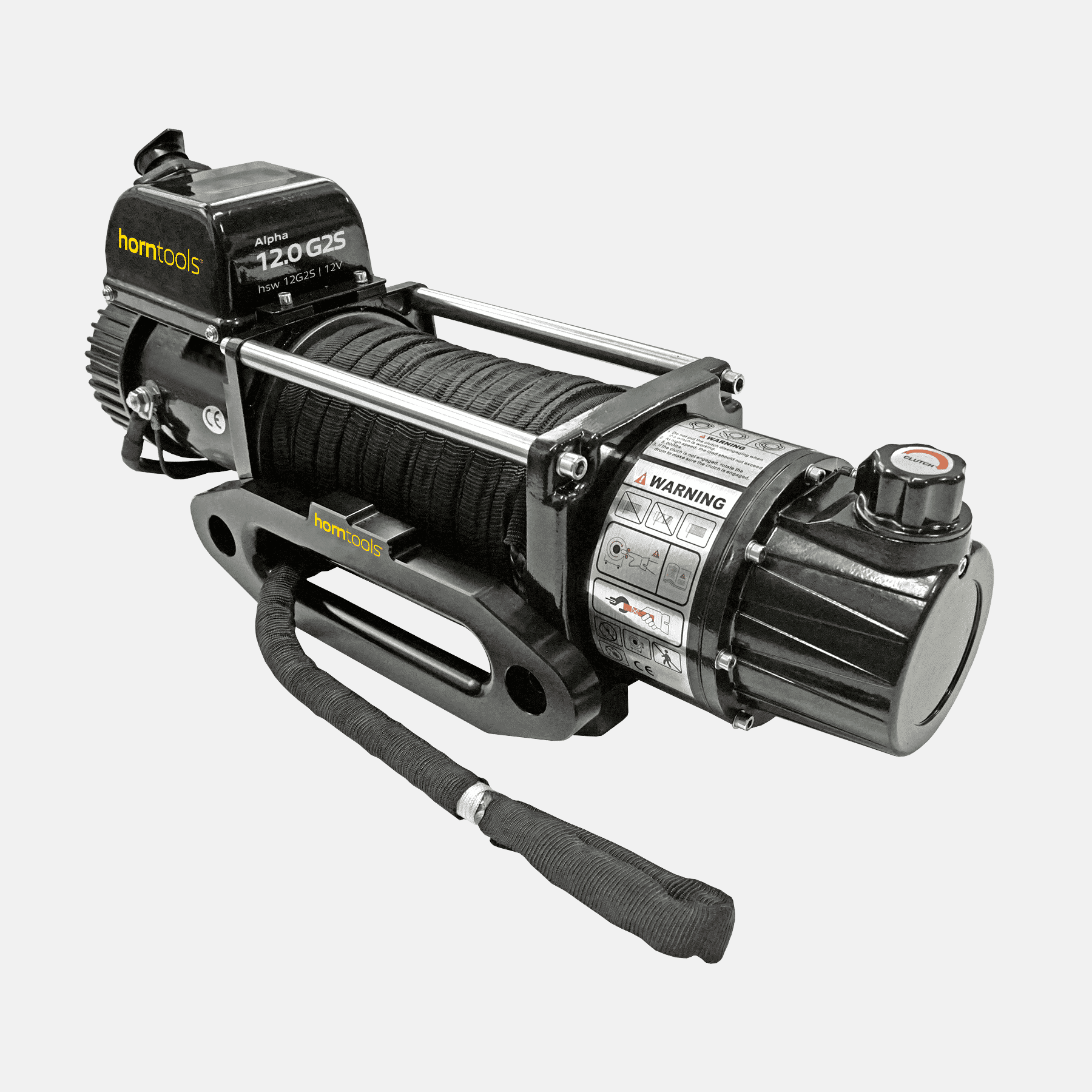 Horntools Elektrische Seilwinde 5,4 Tonnen AlphaG 2-Gang mit Trommelbremse
