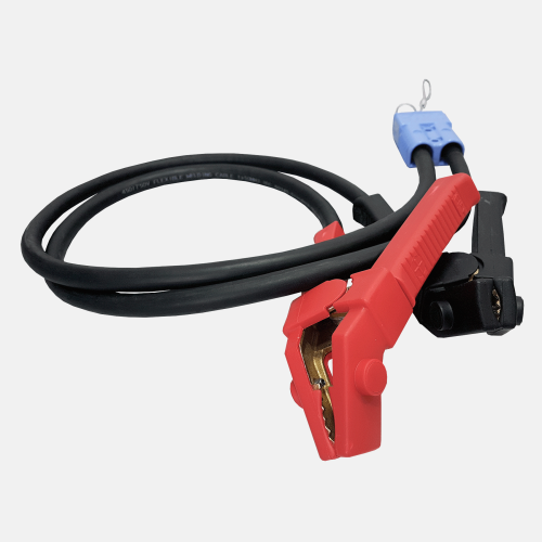 Horntools Seilwinden Kabelsatz 1m 50mm2 Starthilfeadapter mit Stecker und Batterieklemme