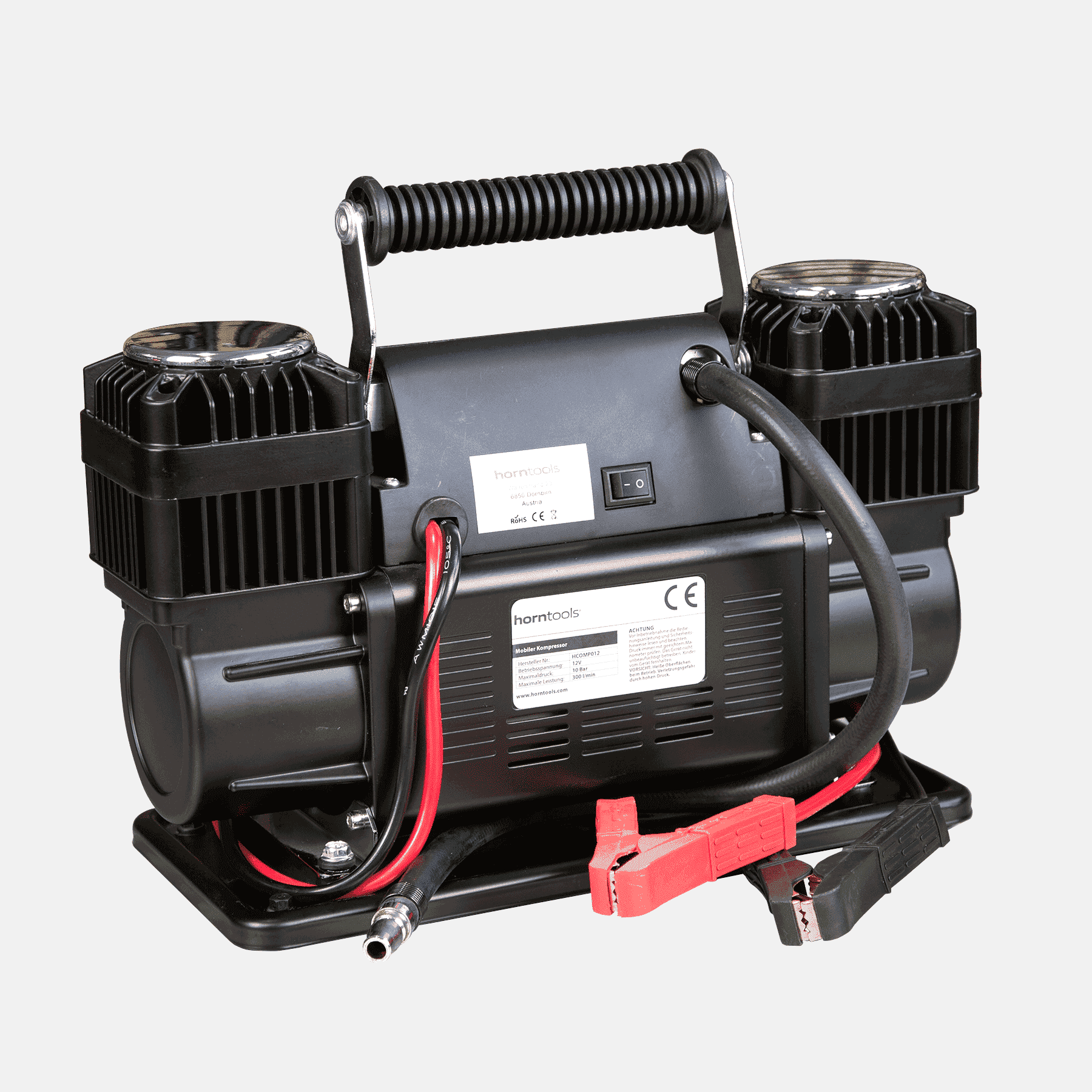 Horntools Kompressor Hercules I mobil 2 Zylinder 300 l/min 8 Bar – Bild 2
