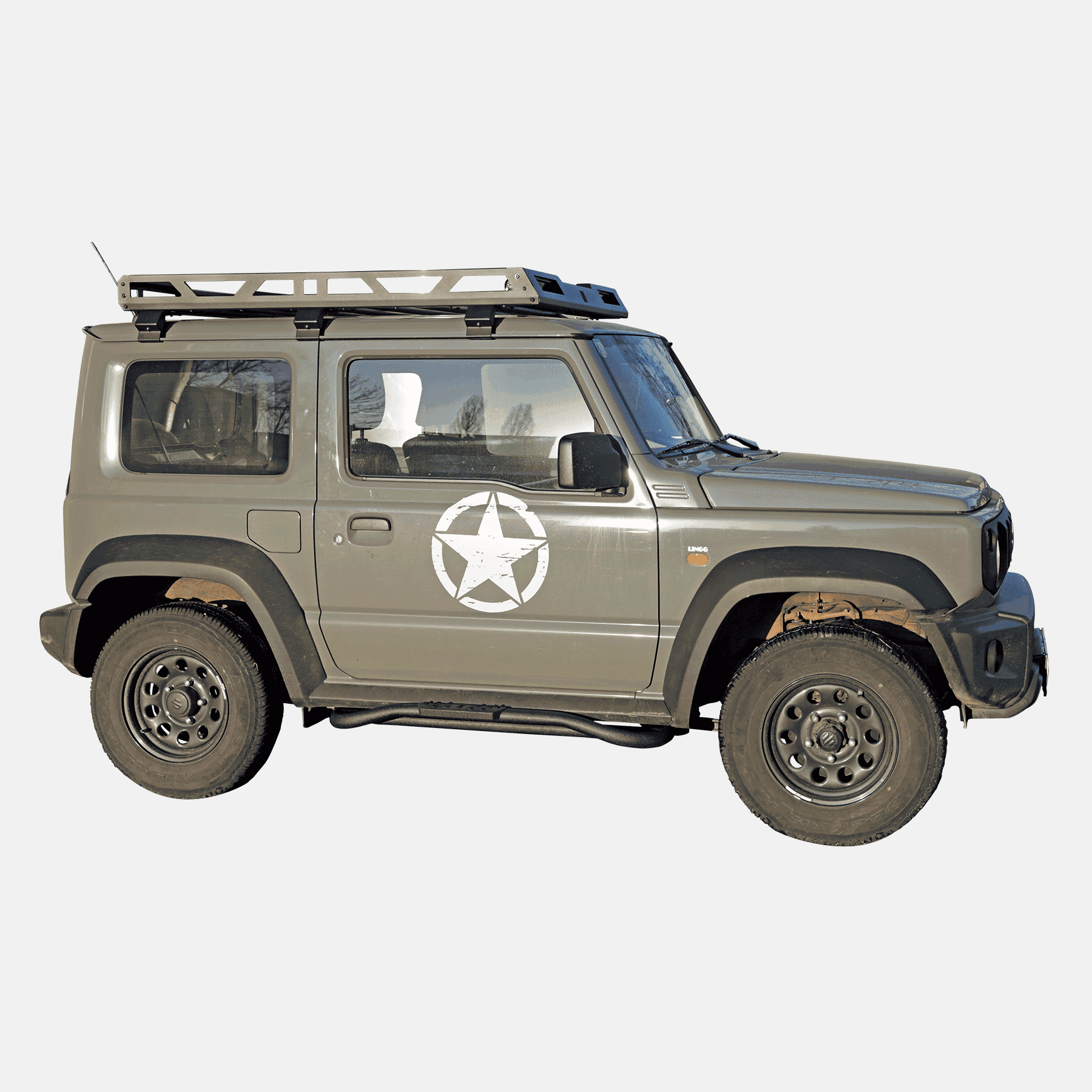 Horntools Rockslider TUBE Aluminium für Suzuki Jimny GJ & HJ – Bild 3