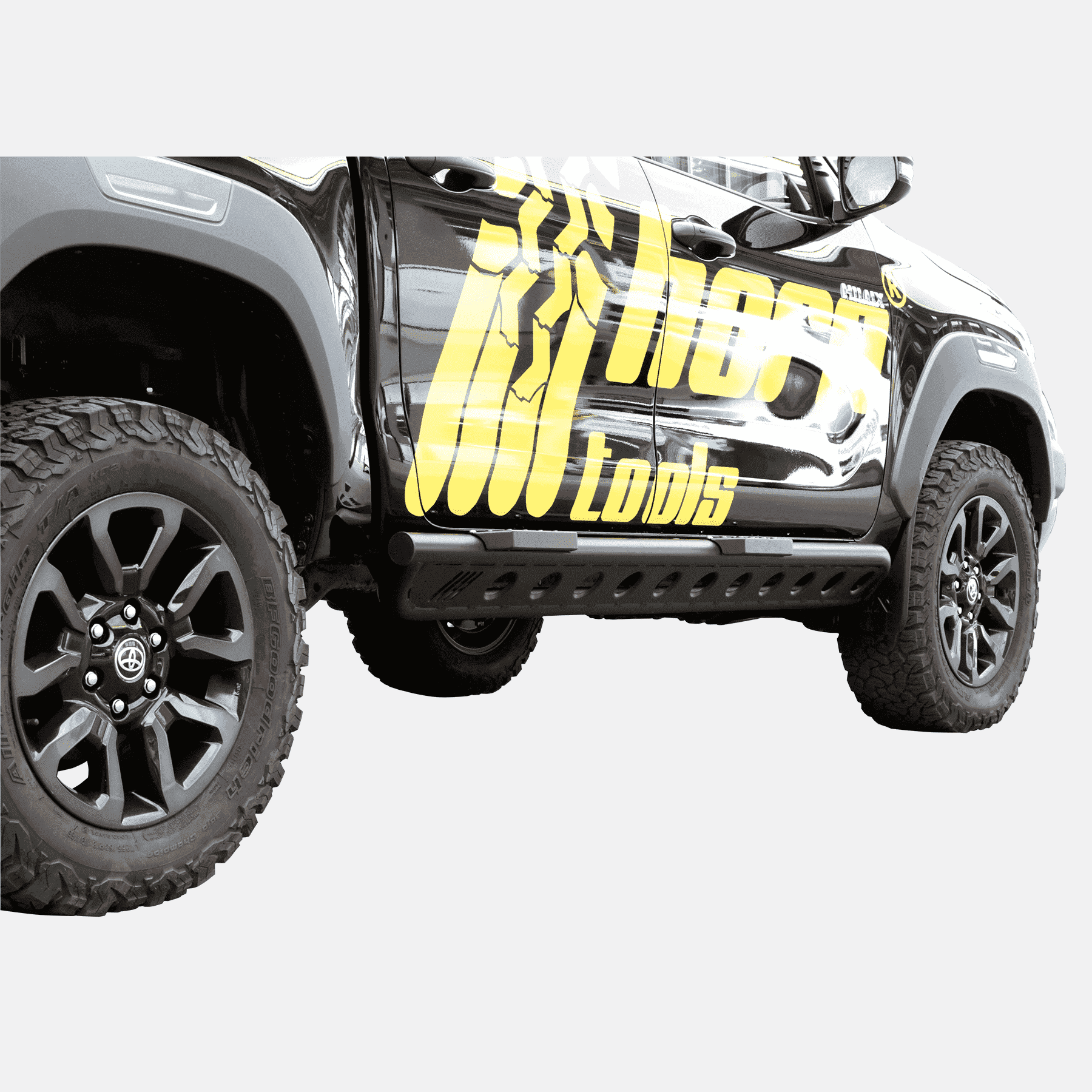 Horntools Rockslider LAPIS Aluminium für Toyota Hilux ab Bj. 2016 – Bild 2