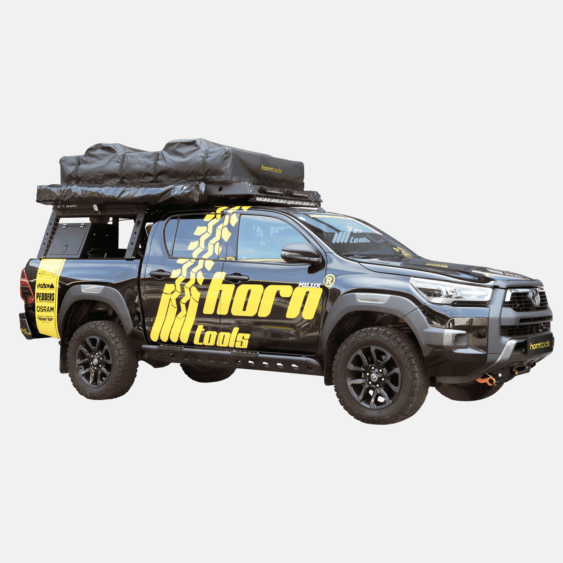 Horntools Rockslider LAPIS Aluminium für Toyota Hilux ab Bj. 2016 – Bild 10