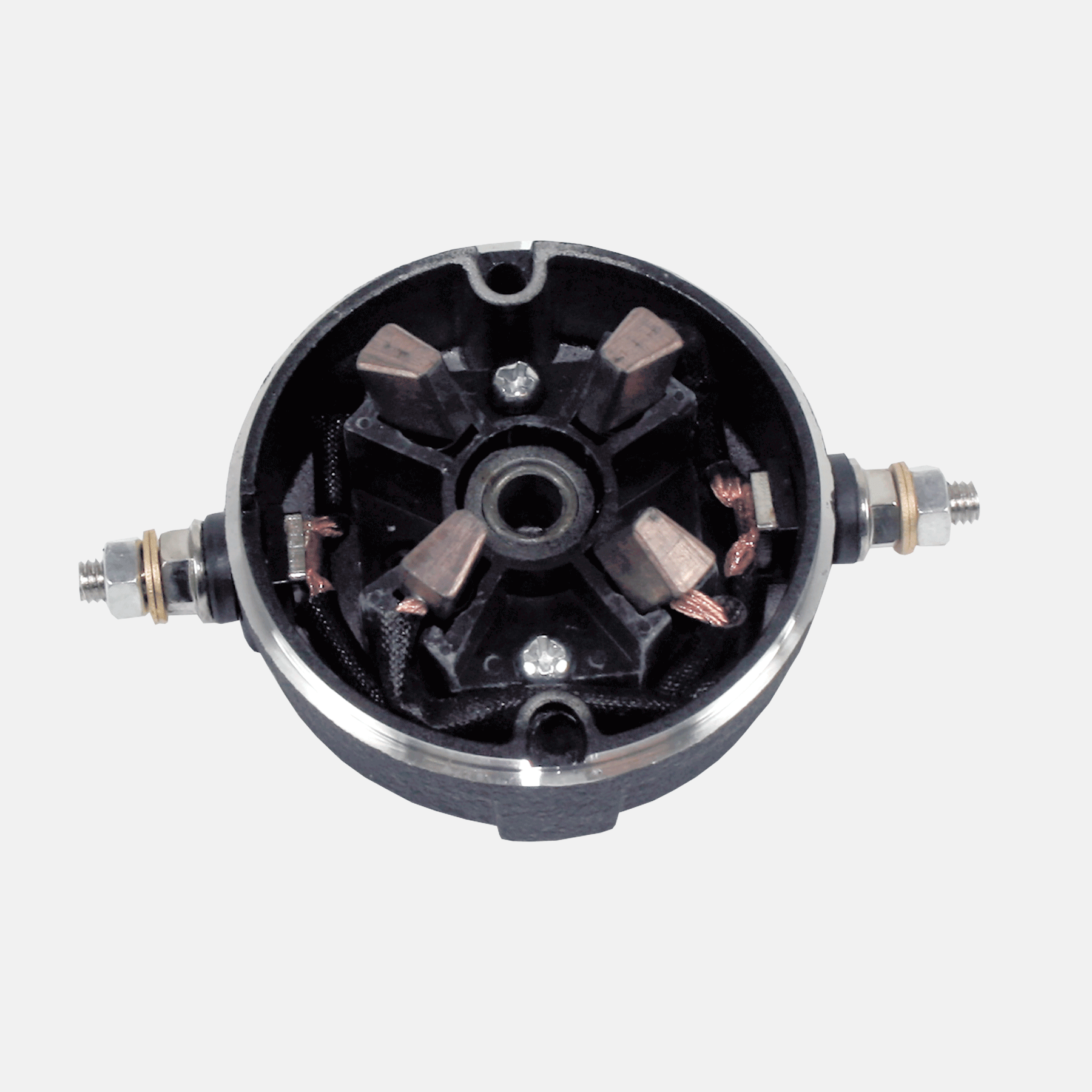 Horntools Seilwinden Kohlen mit Halterplatte Elektromotor – Bild 2
