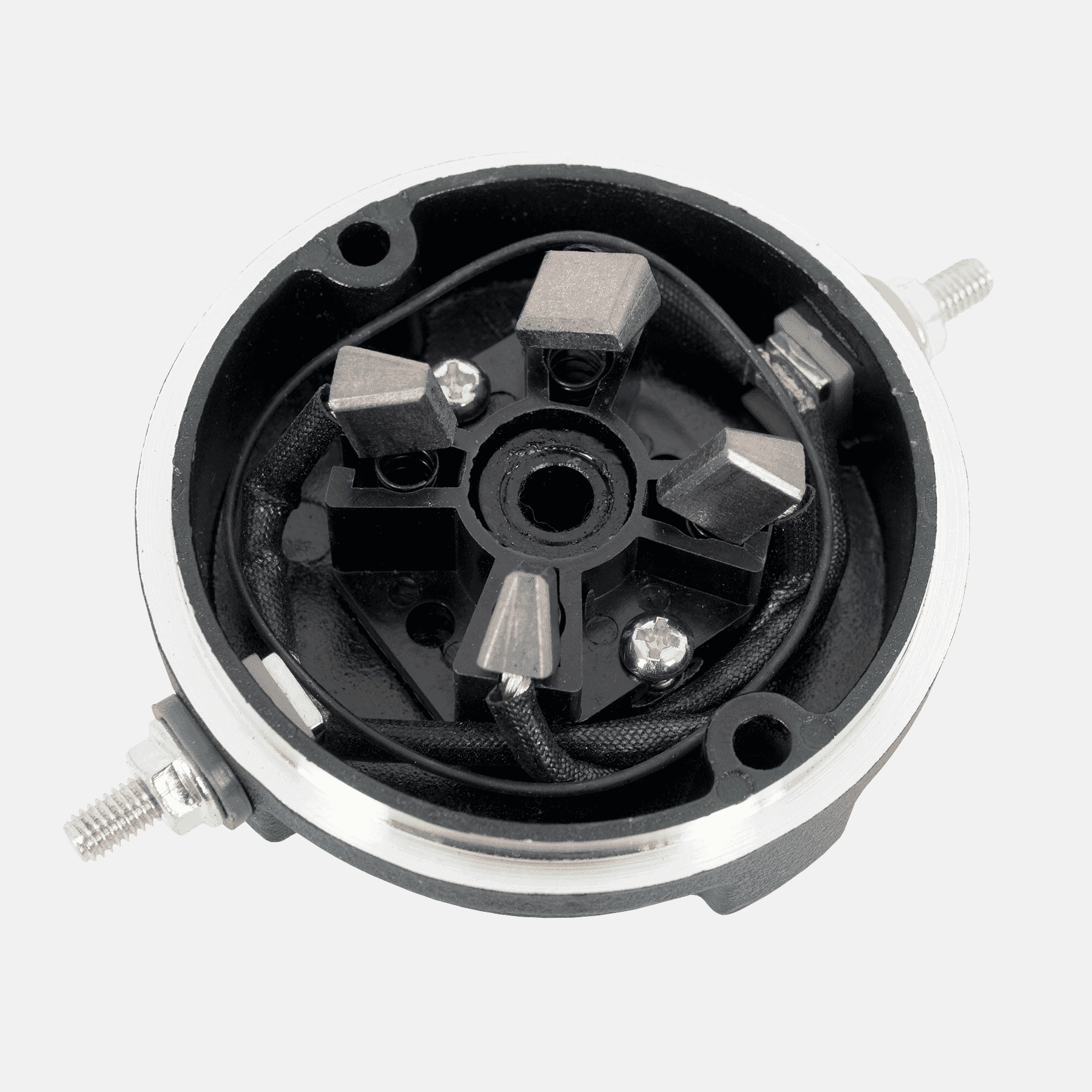 Horntools Seilwinden Kohlen mit Halterplatte Elektromotor – Bild 3