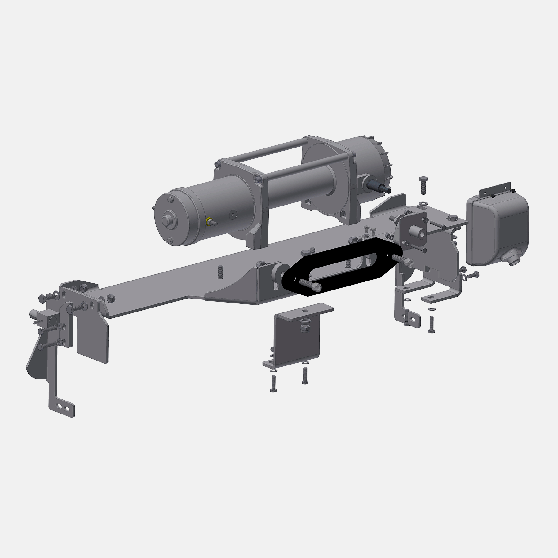 Horntools Seilwindensystem Alpha 4,3 Tonnen für Volkswagen® Amarok ab Bj. 2010 bis 2020 – Bild 5