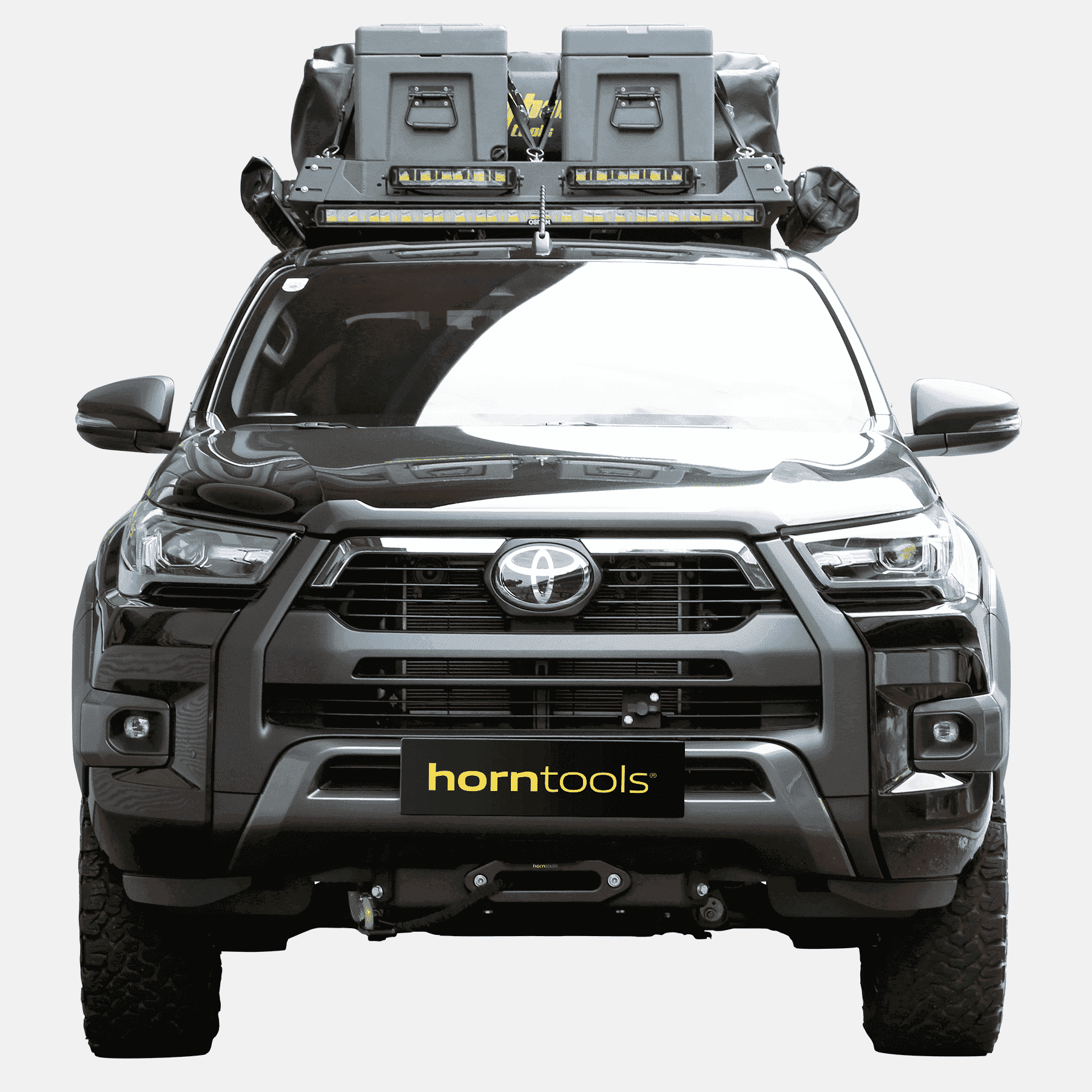 Horntools Seilwindensystem Alpha 4,3 Tonnen für Toyota Hilux Revo ab Bj. 2016