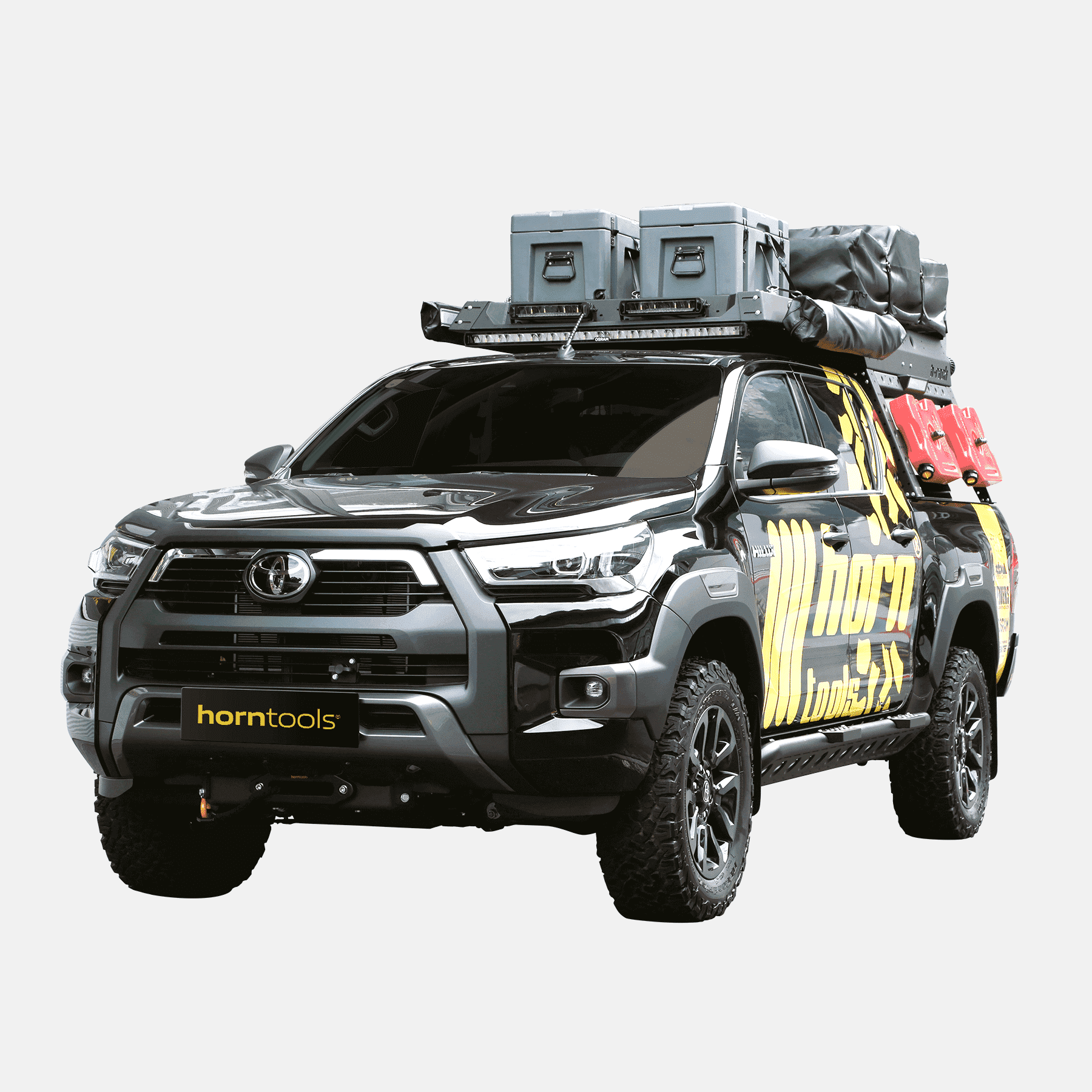 Horntools Seilwindensystem Alpha 4,3 Tonnen für Toyota Hilux Revo ab Bj. 2016 – Bild 3