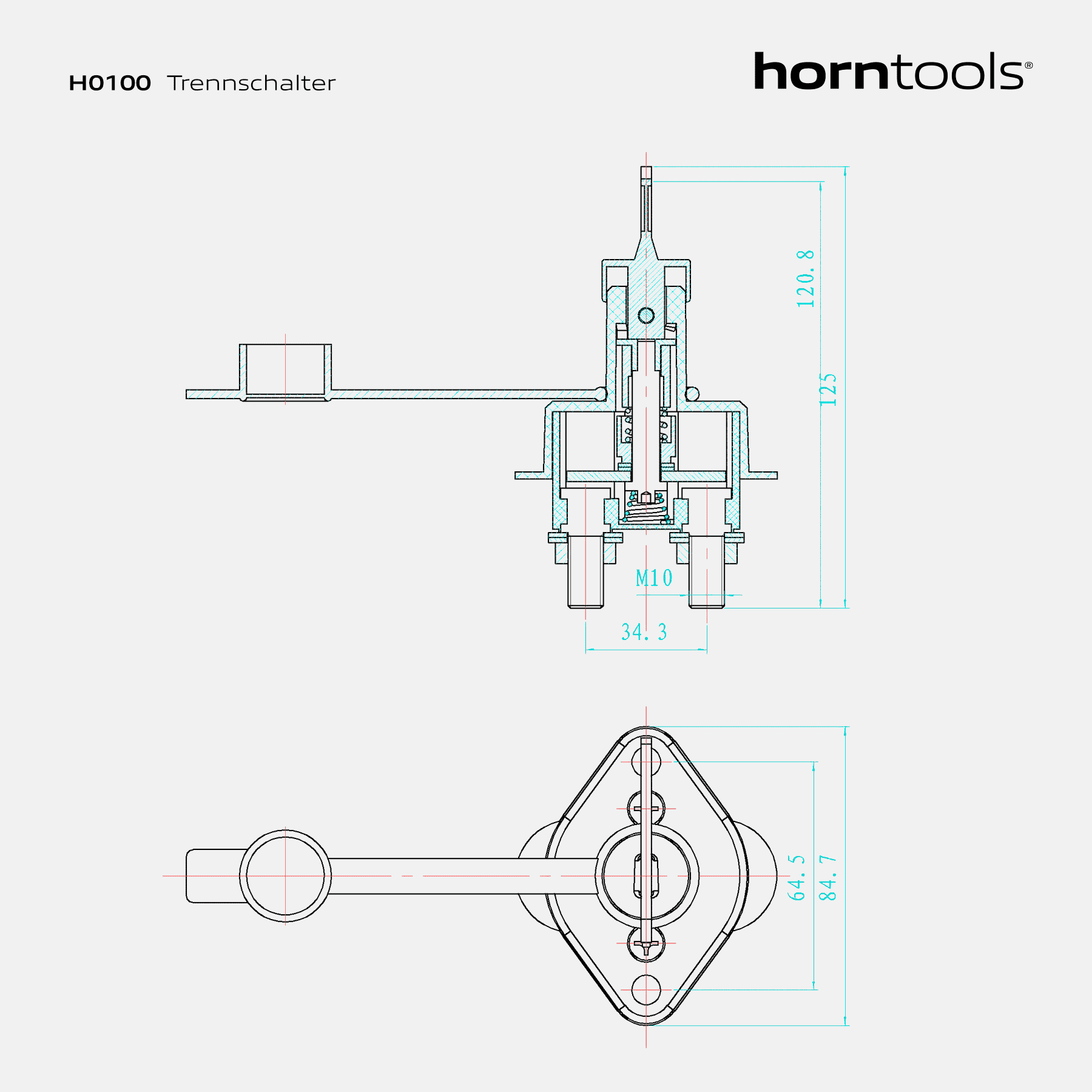 Horntools Trennschalter Not-Aus 500 A – Bild 3