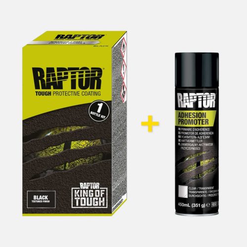 Horntools RAPTOR Lack Schwarz + Haftmittel klar (Kunststoff) Bundle
