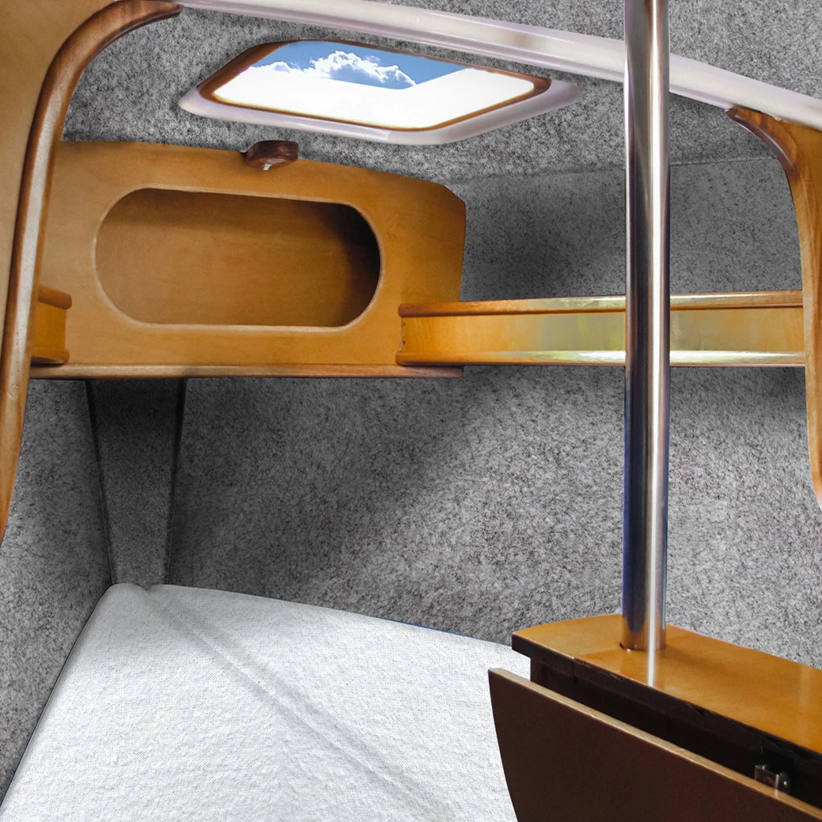 AMAREE AMERICAN HIGHFLEX selbstklebender Akustikfilz für Boote und Fahrzeugausbau
