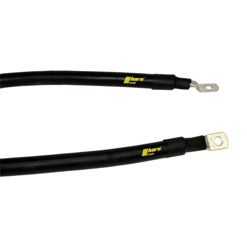 Horntools Kupferkabel 25 mm2 schwarz inkl 2x Kabelschuh verschiedene Längen