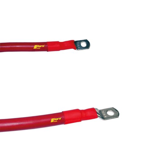 Horntools Kupferkabel 50 mm2 rot inkl 2x Kabelschuh - verschiedene Längen