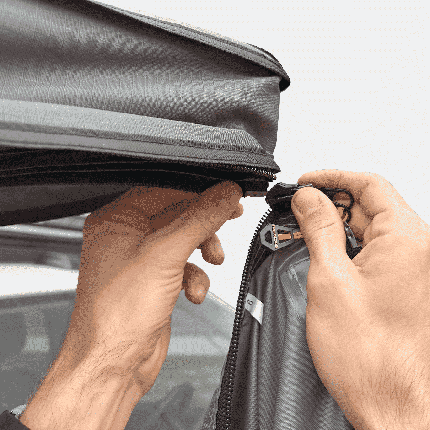 Horntools 180 Grad Markise Horizon 2,5 m für VW California T5 / T6 / T6.1 (freitragend) – Bild 15