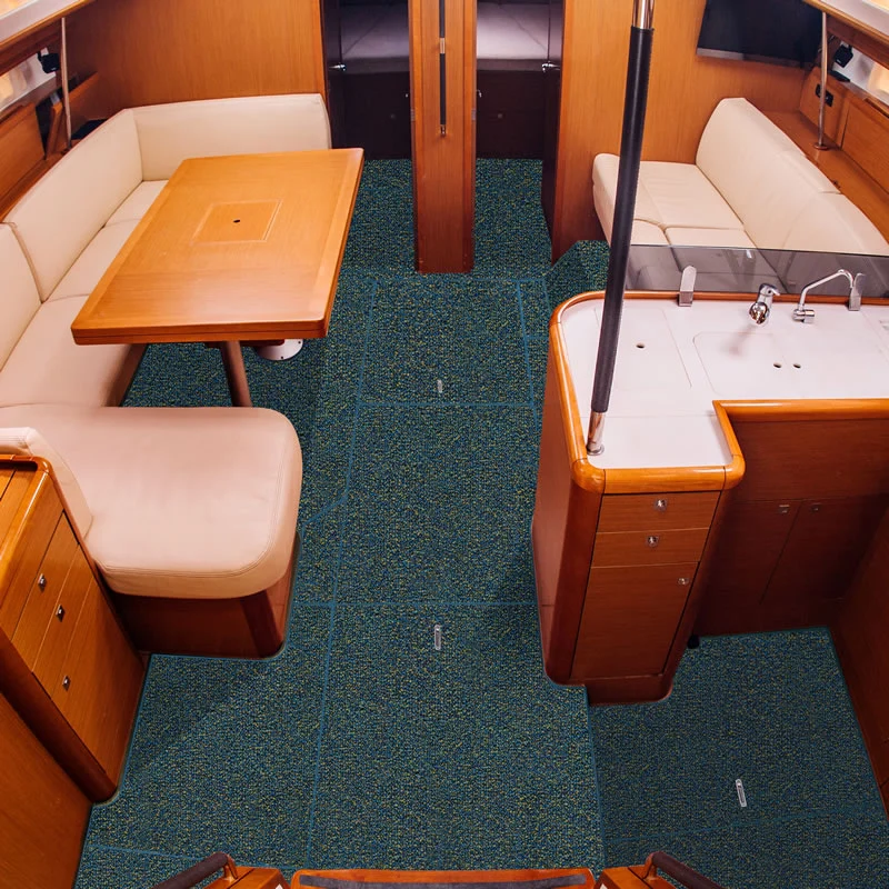 GISATEX SALON MELANGE Bootsteppich und Schiffsteppich
