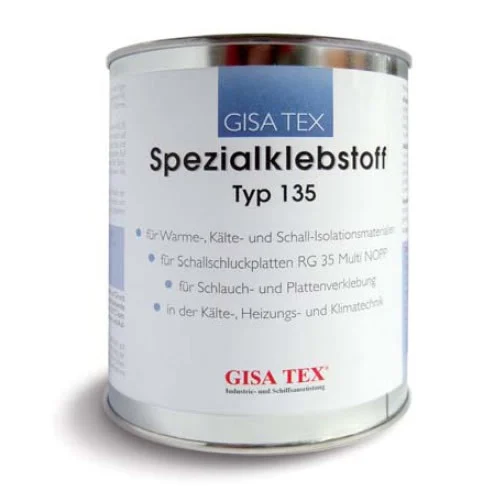 GISATEX Spezialkleber für Boots- und Fahrzeugisolation mit Extremisolationsplatten Typ 135